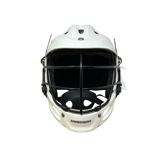 Vist Large View of Product Image Which is Used Warrior BURN Lacrosse Helmet White One Size