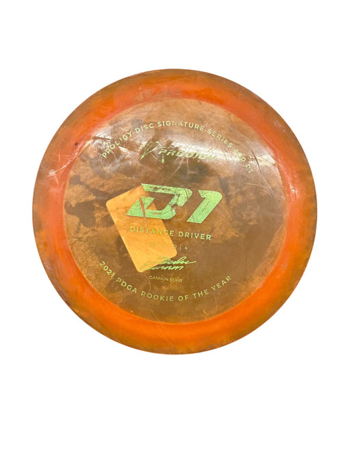 Vist Large View of Product Image Which is Used Prodigy D1 Disc Golf Driver Orange