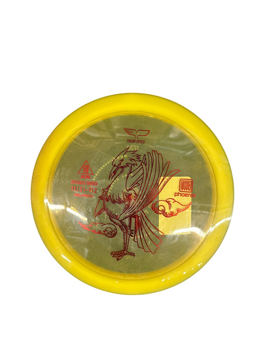 Vist Large View of Product Image Which is Used PHOENIX Disc Golf Driver Yellow