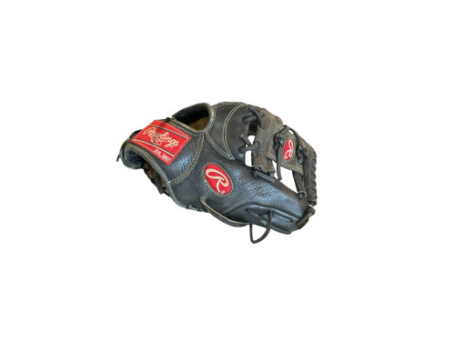 Vist Large View of Product Image Which is Used Rawlings GOLD GLOVE GAMER BB/SB Glove RH Throw Black 11 1/4"