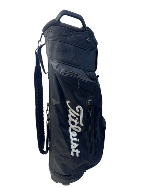 Vist Large View of Product Image Which is Used Titleist 14 CART BAG Mens Cart Bag Black