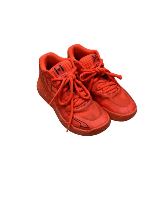 Vist Large View of Product Image Which is Used Puma Basketball Shoes M Red Senior 5