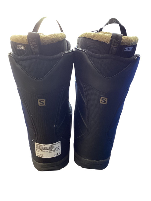 Vist Large View of Product Image Which is Used Salomon FACTION BOA Womens Snowboard Boots Black Senior 6