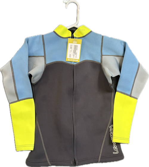Vist Large View of Product Image Which is Used Womens Wetsuit Jacket Carolina Blue W06