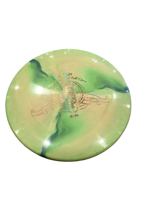 Vist Large View of Product Image Which is Used Discraft METEOR Disc Golf Mid Range Green 177g