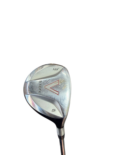 Vist Large View of Product Image Which is Used Taylormade V STEEL Mens Fairway Wood RH 5 Wood
