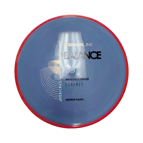 Vist Large View of Product Image Which is Used SIMONLINE BALANCE Disc Golf Mid Range Navy Blue 174g
