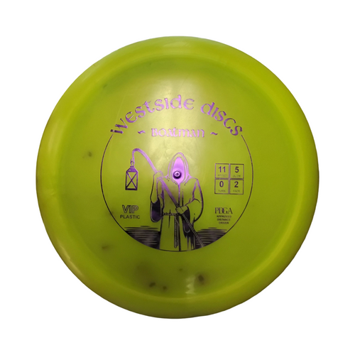 Vist Large View of Product Image Which is Used Westside BOATMAN Disc Golf Driver Yellow 174g