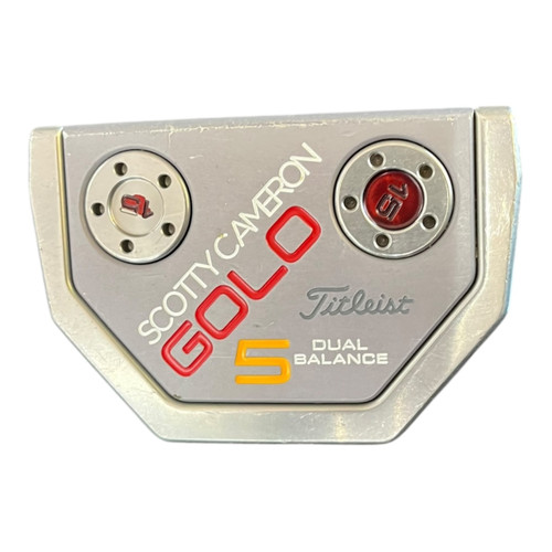Vist Large View of Product Image Which is Used Titleist SCOTTY CAMERON GOLO 5 DUAL BALANCE Mens Putter RH