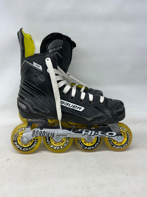 Vist Large View of Product Image Which is Used Bauer BAUER RS ROLLER SKATES Senior Roller Quad Skates Black Senior 8