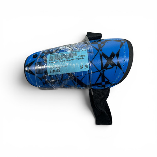 Vist Large View of Product Image Which is Used Soccer Shin Guards Youth Royal Blue XS