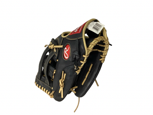 Vist Large View of Product Image Which is Used Rawlings GG ELITE BB/SB Glove LH Throw Black 12 3/4"
