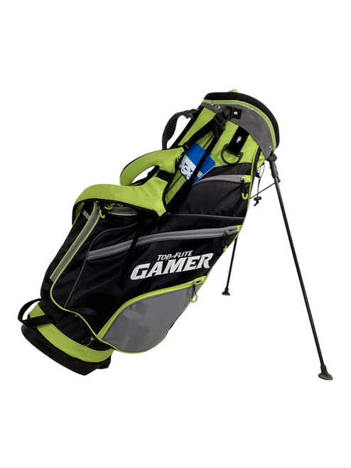 Vist Large View of Product Image Which is Used Top Flite GAMER Mens Stand Bag Green