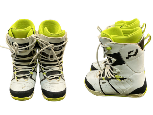 Vist Large View of Product Image Which is Used Ride SNOWBOARD BOOTS Mens Snowboard Boots White Senior 9