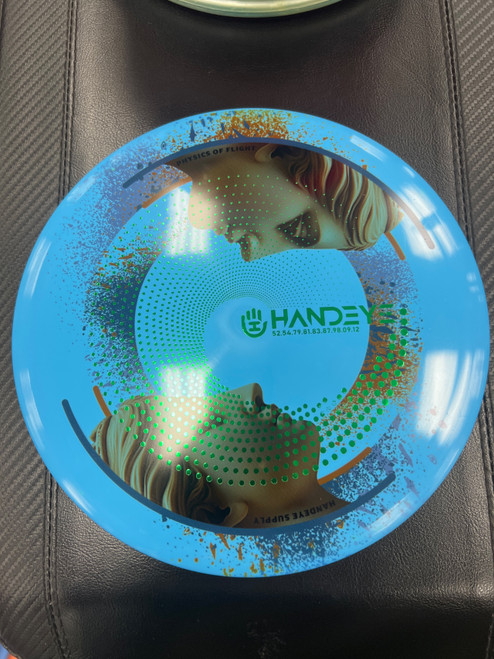 Vist Large View of Product Image Which is Used Dynamic Discs HAND EYE VERDICT Disc Golf Mid Range Carolina Blue