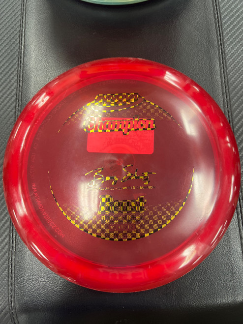 Vist Large View of Product Image Which is Used Innova CHAMPION BEAST 2X BARRY SCHULTZ Disc Golf Driver Red