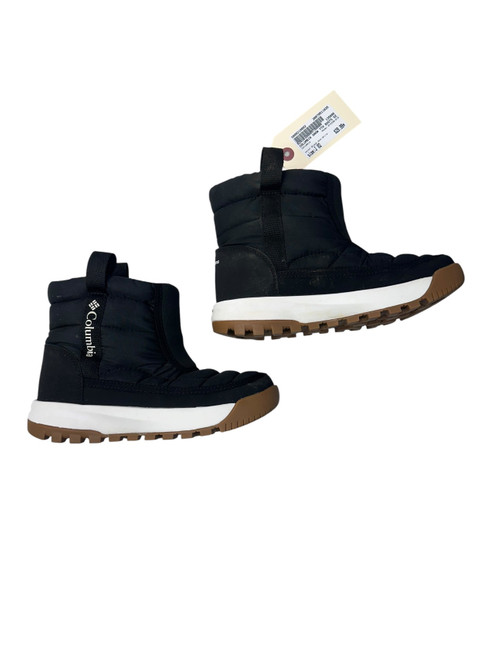 Vist Large View of Product Image Which is Used Columbia BY2238-010 Snow/Hunt/Hike Boots Y Black And White Junior 02