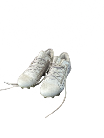 Vist Large View of Product Image Which is Used Nike LAX Cleats Boys White Youth 06.5