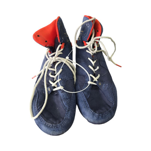 Vist Large View of Product Image Which is Used Rudis WRESTLING SHOES SZ12 Wrestling Shoes Navy Blue Senior 12