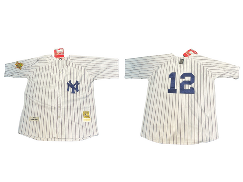 Vist Large View of Product Image Which is Used WADE BOGGS NEW YORK YANKEES JERSEY S.S. Spirit Wear M XL
