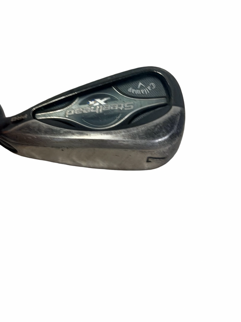 Vist Large View of Product Image Which is Used Callaway STEELHEAD XR PRO Mens Individual Iron RH 7 Iron 37" w/ XP 105 R300 Shaft