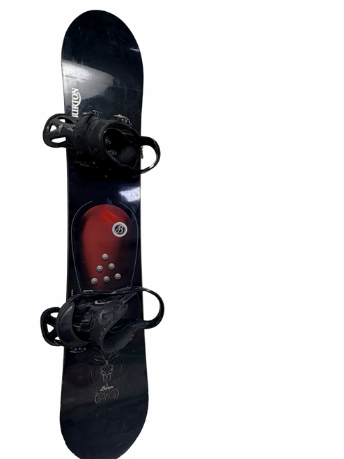 Vist Large View of Product Image Which is Used Burton BARON 157 cm Snowboard Black w/ LG Burton Custom Bindings