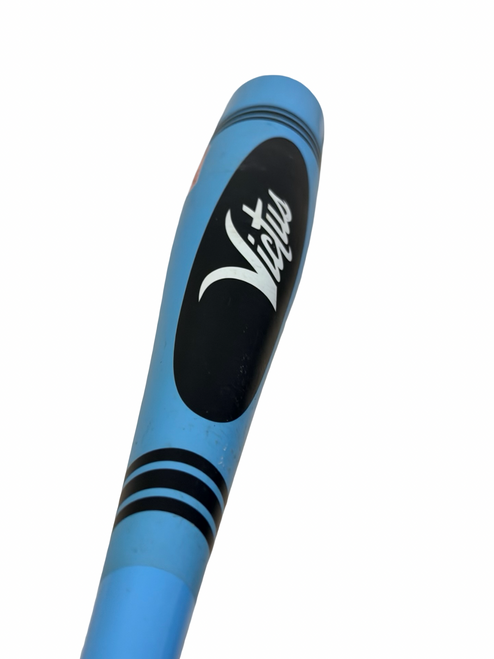 Vist Large View of Product Image Which is Used Victus Vibe Crayon BLUE BLAST VSBVIB10CU -10 USA 2 5/8 Baseball Bat 30" 30/20