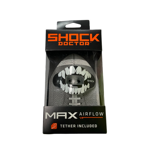 Vist Large View of Product Image Which is New Shock Doctor MAX AIRFLOW WHITE FANG