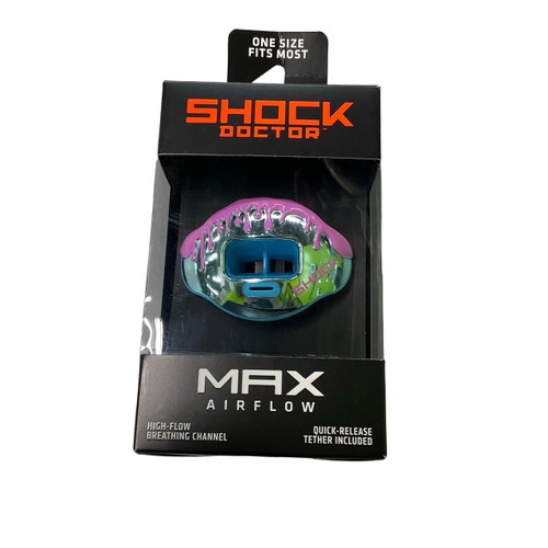 Vist Large View of Product Image Which is New Shock Doctor MAX AIRFLOW 3D DRIP PK/BL