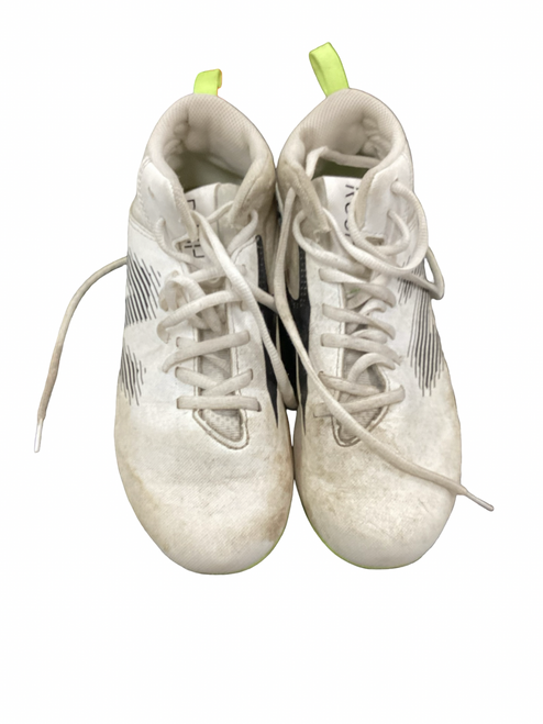 Vist Large View of Product Image Which is Used New Balance LAX Cleats Mens White Senior 4.5