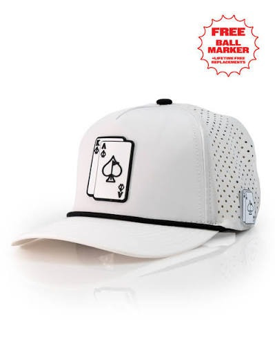 Vist Large View of Product Image Which is New P&A ACE/KING WHITE ROPE HAT