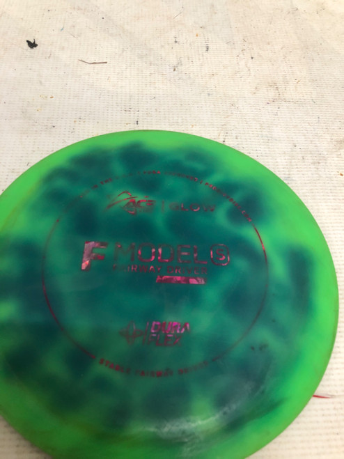 Vist Large View of Product Image Which is Used Prodigy Disc F MODEL S DF GLOW Disc Golf Driver Green 180g