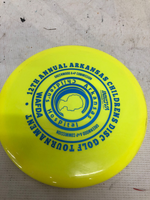 Vist Large View of Product Image Which is Used Innova MAKO 3 Disc Golf Mid Range Yellow 180g