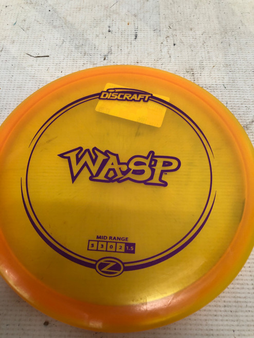 Vist Large View of Product Image Which is Used Discraft WASP Z-LINE Disc Golf Mid Range Gold 180g