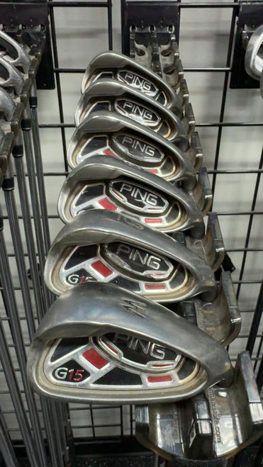 Vist Large View of Product Image Which is Used Ping G15 Mens Iron Set RH 5I-PW