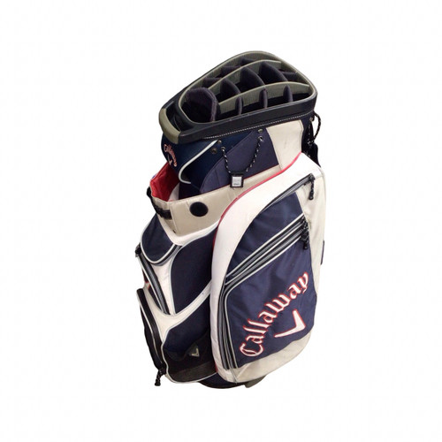 Vist Large View of Product Image Which is Used Callaway CALLOWAY GOLF CART BAG Mens Cart Bag White/Red/Navy