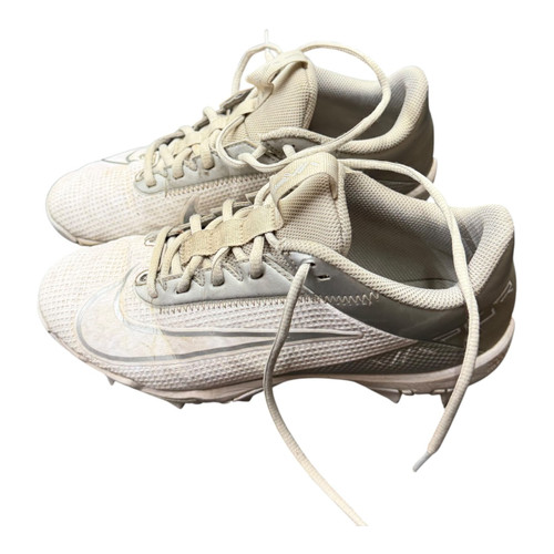 Vist Large View of Product Image Which is Used Nike VAPOR BB/SB Cleats White Junior 05.5