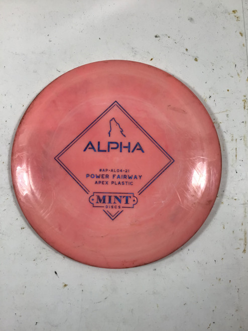 Vist Large View of Product Image Which is Used Mint APEX ALPHA Disc Golf Driver Pink 171g