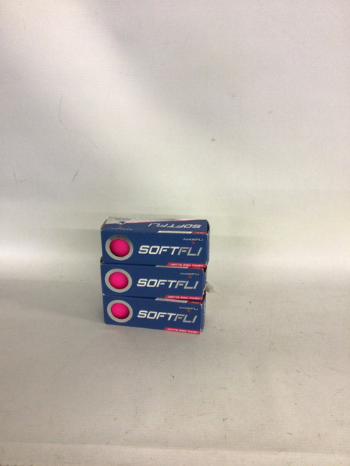 Vist Large View of Product Image Which is Used Maxfli SOFTFLI PINK 3 Ball - Golf Ball Sleeve