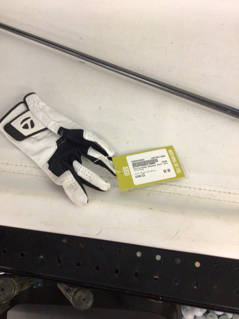 Vist Large View of Product Image Which is Used Taylormade Womens Golf Glove Black And White LG