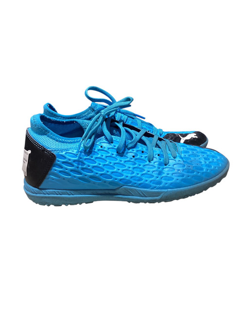 Vist Large View of Product Image Which is Used Puma Soccer Indoor Shoes Carolina Blue Senior 7.5