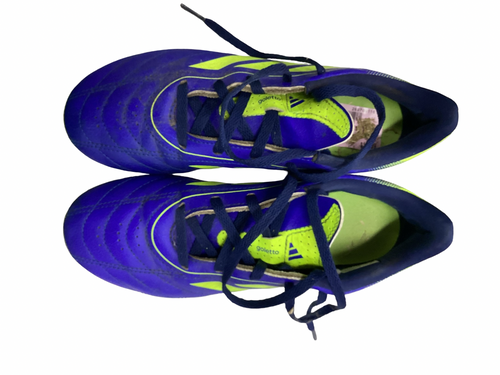 Vist Large View of Product Image Which is Used Adidas Soccer Cleats Navy Blue Junior 04.5