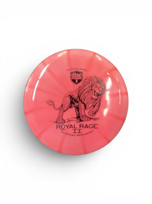 Vist Large View of Product Image Which is Used Discmania ROYAL RAGE 2 VAPOR INSTINCT Disc Golf Driver Pink