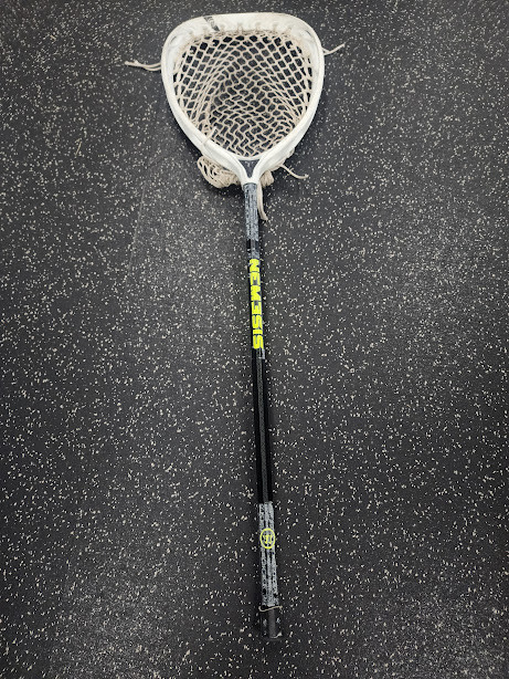 Vist Large View of Product Image Which is Used Warrior NEMESIS Mens Goalie Stick White