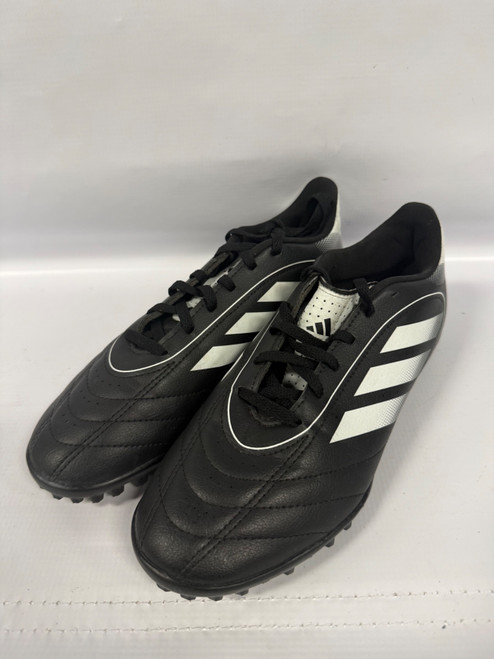 Vist Large View of Product Image Which is Used Adidas Soccer Turf Shoes Black Youth 07.5