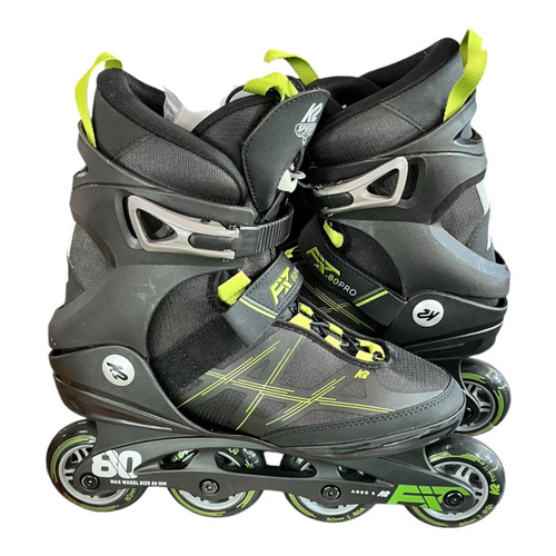 Vist Large View of Product Image Which is Used K2 FIT 80 PRO Senior Aggressive Skates Black Senior 8