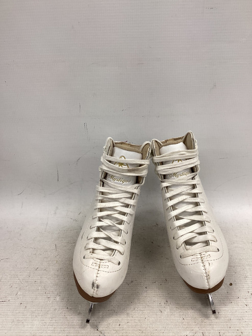 Vist Large View of Product Image Which is Used Jackson MYSTIQUE Girls Figure Skate White Youth 11.0