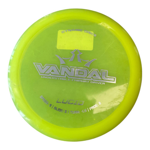 Vist Large View of Product Image Which is Used Dynamic Discs VANDAL Disc Golf Driver Lime Green 170g