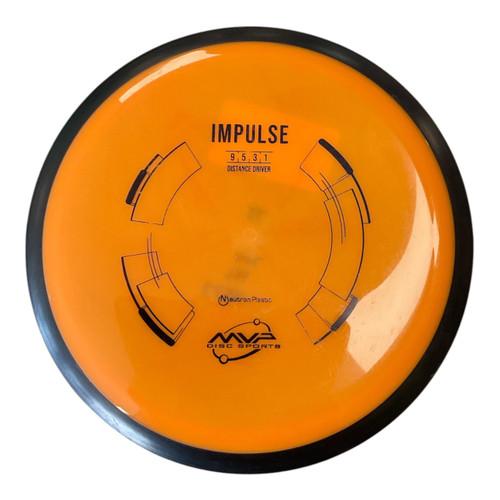 Vist Large View of Product Image Which is Used MVP IMPULSE Disc Golf Driver Orange 172g
