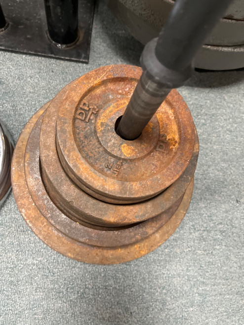Vist Large View of Product Image Which is Used Standard Weight Set 110 lb